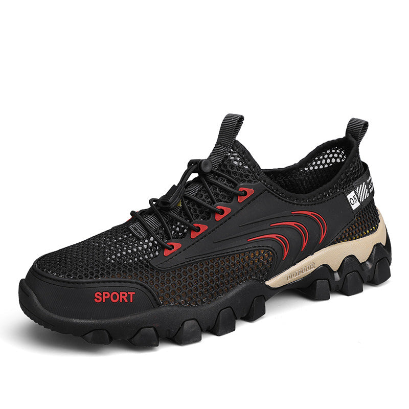 Damen Sportliche Mesh-Sneaker mit rutschfestem Profil R&B