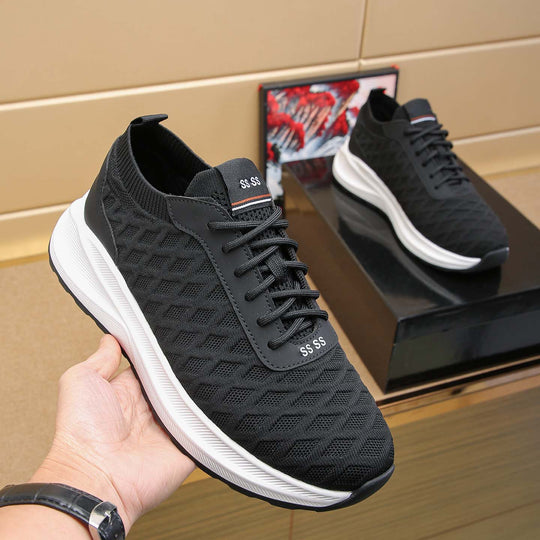 Damen Sportliche Mesh-Sneakers mit rutschfester Sohle und hochwertiger Dämpfung R&B
