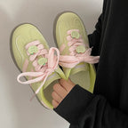 Damen Modische Sneakers mit verspieltem Apfel-Design R&B