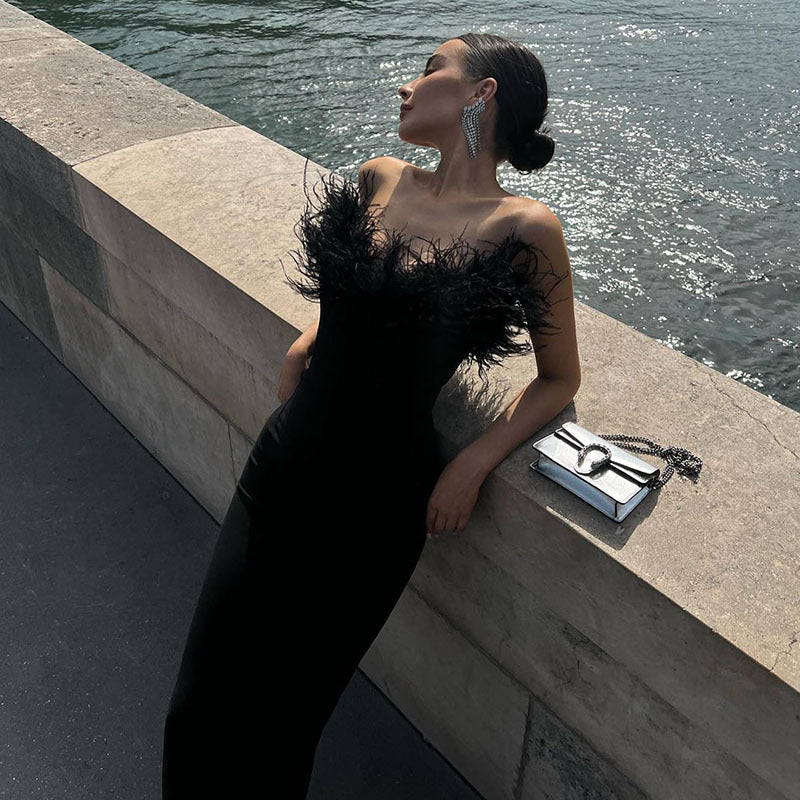 Damen Hochwertiges Sommerkleid mit feinem Spitzenbesatz R&B