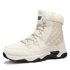 Damen Winterstiefel mit gefüttertem Innenbereich und griffiger Laufsohle