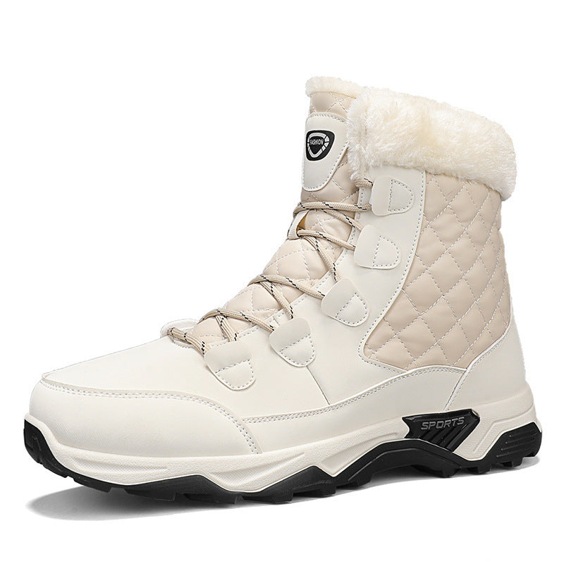 Damen Winterstiefel mit gefüttertem Innenbereich und griffiger Laufsohle