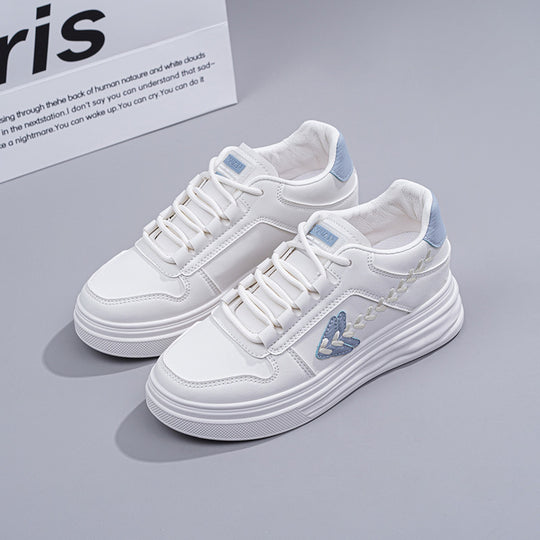 Damen Sportliche Plateau-Sneaker mit eleganten Details und atmungsaktivem Obermaterial R&B