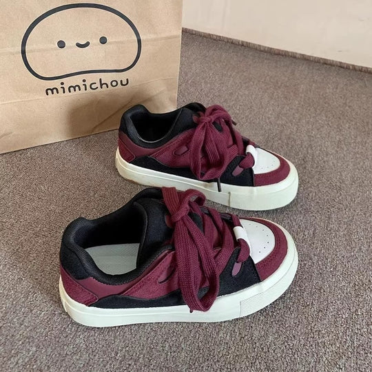 Damen Sneakers mit verspielten Schäfchen-Applikationen und atmungsaktivem Obermaterial R&B