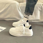 Damen Plateau Sneakers mit modernem Design und dicker Gummisohle R&B