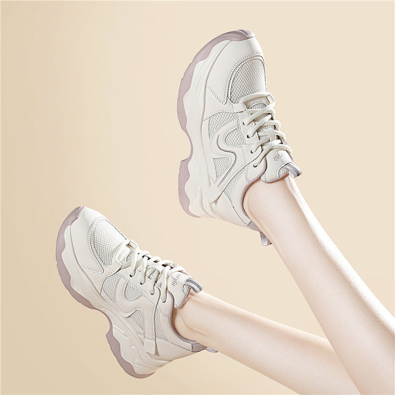 Damen Sportliche Chunky Sneaker mit atmungsaktivem Obermaterial und dämpfender Sohle R&B