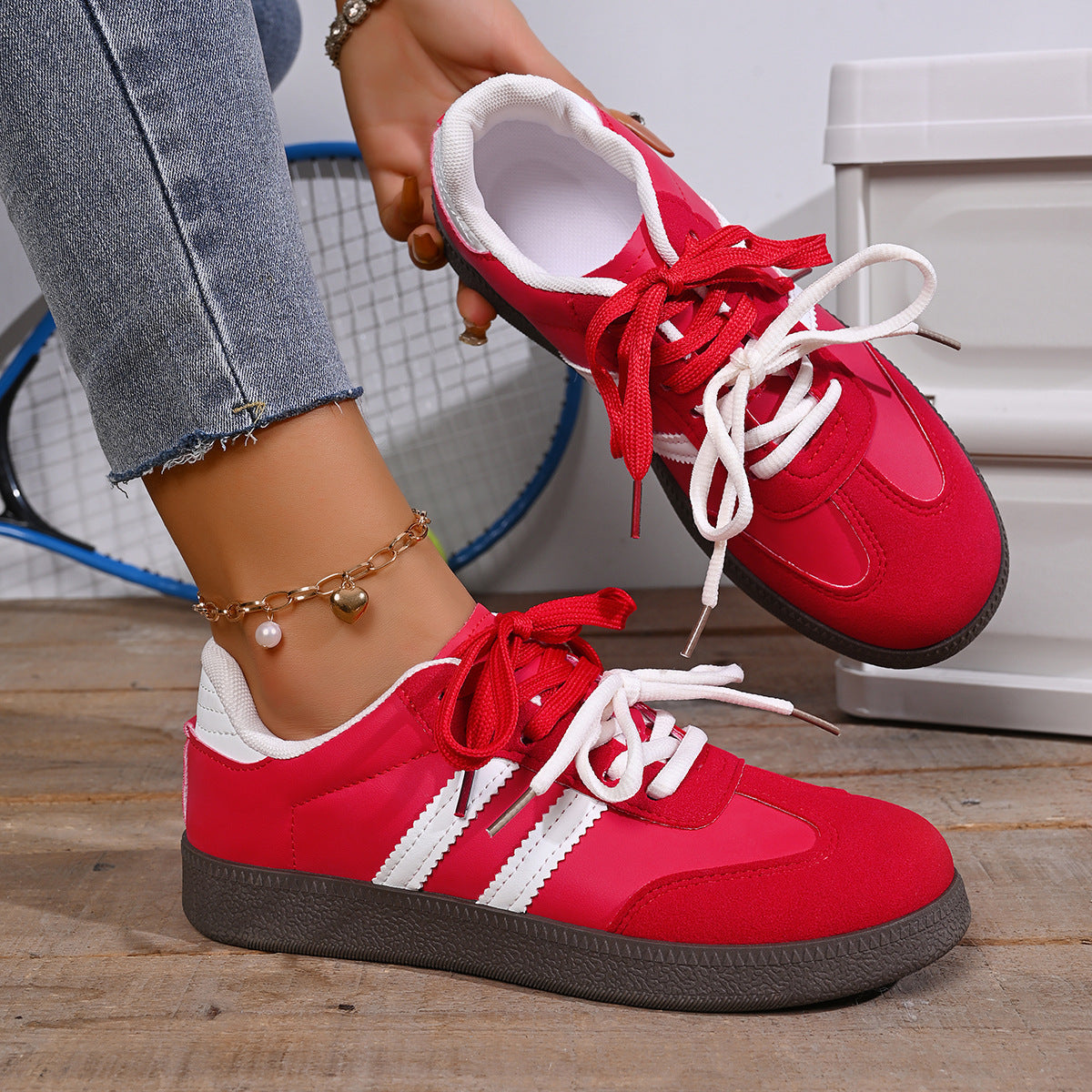 Damen Freizeitsneaker mit extra guter Dämpfung und sportlichem Obermaterial R&B