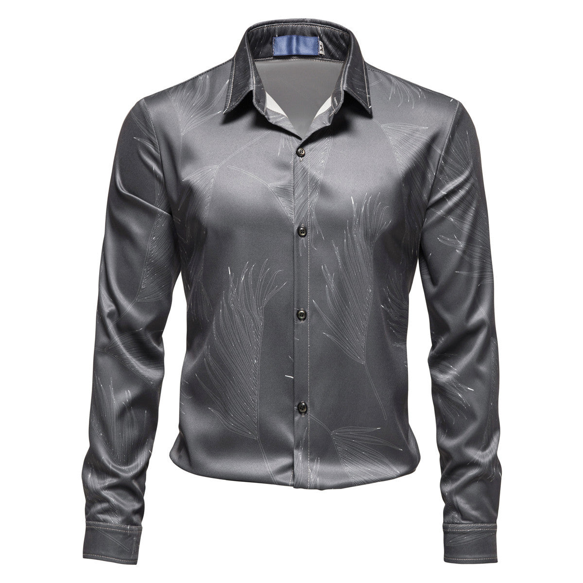 Herren Hemd mit elegantem Muster und modernem Glanz