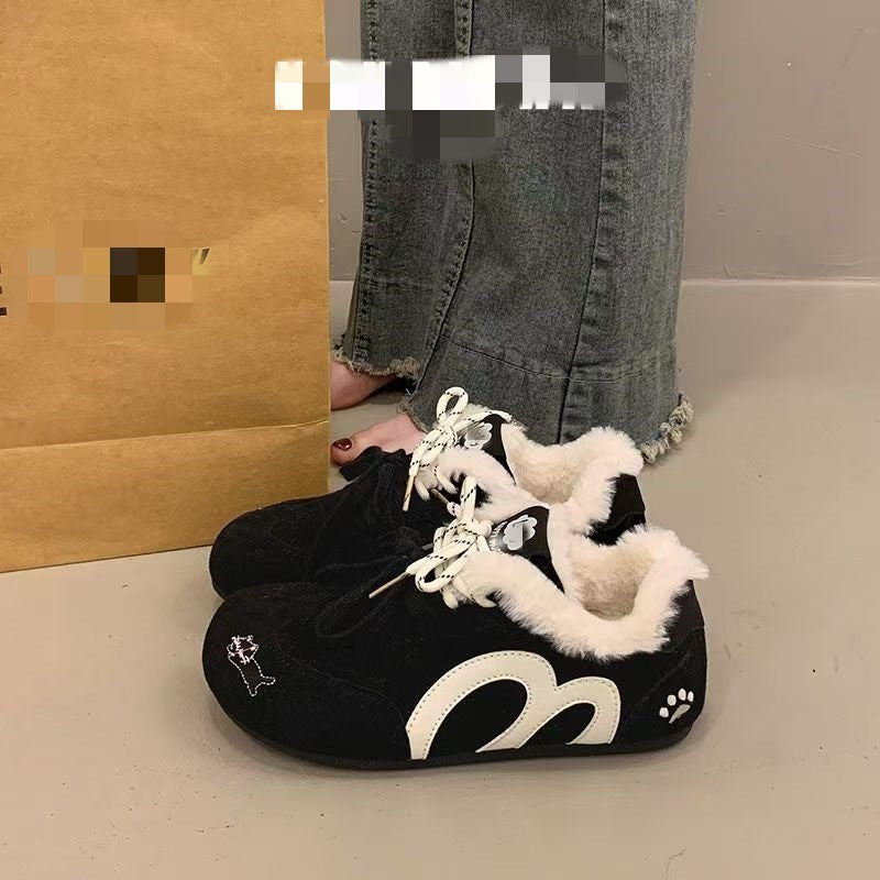 Damen Hausschuh-Pantoletten mit kuscheligem Innenfutter und modischem Design R&B