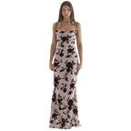 Damen Elegantes Maxikleid mit floralem Print und Spaghettiträgern R&B
