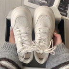 Damen modische Sneakers mit atmungsaktiver Oberflächenstruktur und dämpfendem Sohlenprofil R&B