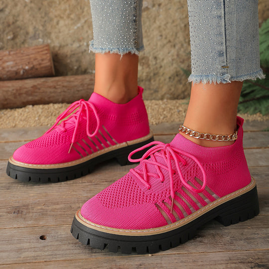 Damen luftige Sneakers mit rutschfester Sohle und atmungsaktivem Obermaterial R&B