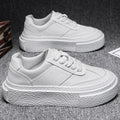 Damen modische Sneakers mit hoher Plateausohle und eleganter Oberflächenstruktur R&B