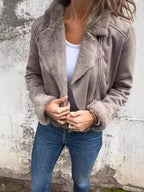 Damen Kunstfell jacke R&B