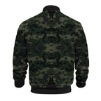 Herren Bomberjacke mit modernem Camouflage-Design und elastischen Bündchen R&B