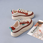 Damen Stilvolle Chunky Sneakers mit atmungsaktiver Sohle und bequemer Dämpfung R&B