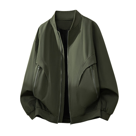 Damen Sportliche Bomberjacke mit praktischen Reißverschlusstaschen R&B