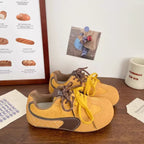 Damen Moderne Sneaker aus hochwertigem Wildleder und atmungsaktivem Obermaterial