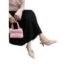 Damen elegante Mules mit zartem Schleifendetail R&B