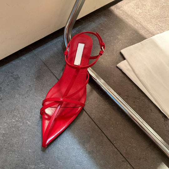 Damen elegante Riemchen-Sandaletten mit verstellbaren Knöchelriemen R&B