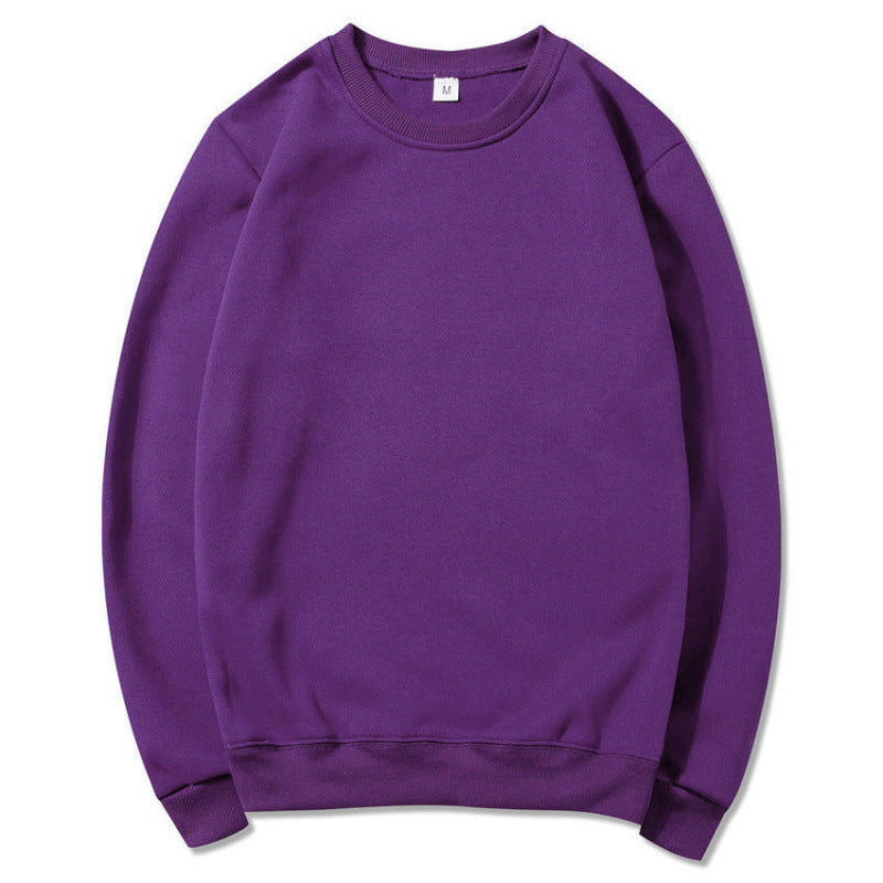 Damen Sweatshirt aus weichem Baumwollmaterial mit Rundhalsausschnitt R&B