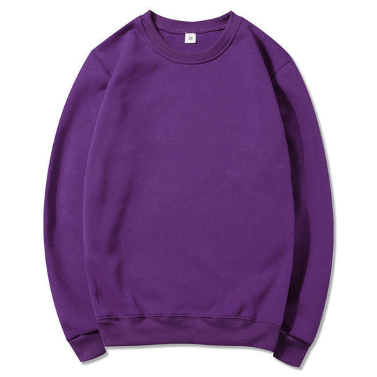 Damen Sweatshirt aus weichem Baumwollmaterial mit Rundhalsausschnitt R&B