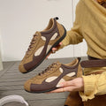 Damen sportliche Freizeit-Sneaker mit atmungsaktiver Obermaterialstruktur und gepolsterter Innensohle R&B