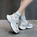 Damen Sportliche Sneaker mit atmungsaktiver Mesh-Oberfläche und dämpfender Laufsohle R&B