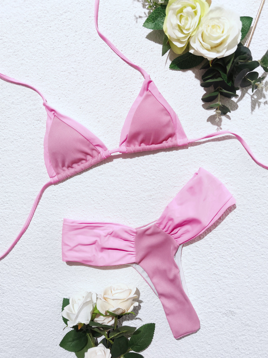 Damen Funktions-Bikini mit raffinierter Rüschendetail und sportlichem Design R&B
