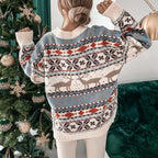 R&B | Weihnachtspullover Mit Festlichem Motiv