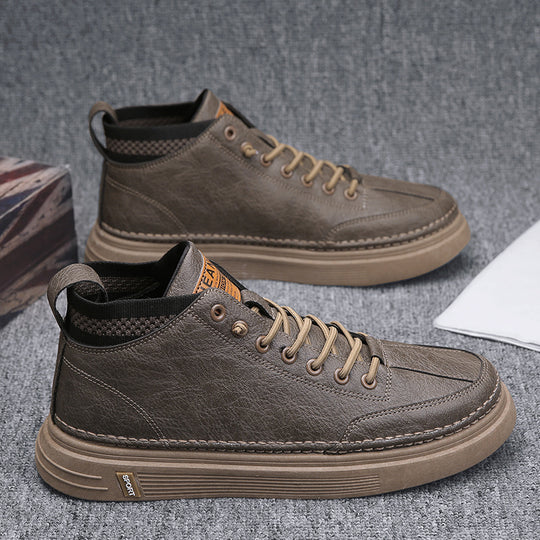 Herren modische Winterstiefel mit rutschfester Sohle und atmungsaktivem Innenfutter R&B