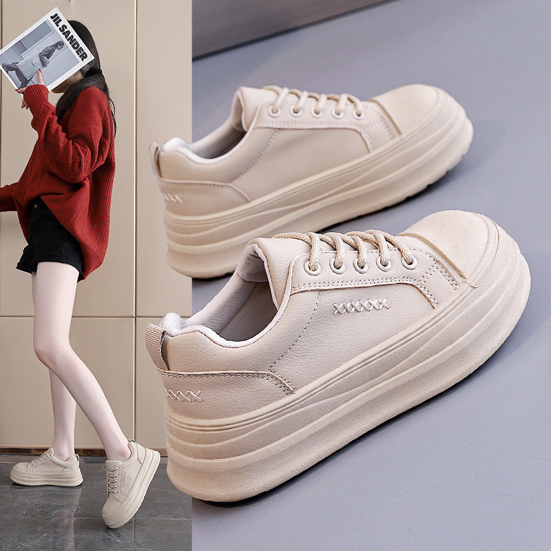 Damen Chunky Sneakers mit stabiler Gummisohle und elegantem Obermaterial R&B