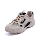 Damen Sportliche Freizeitsneaker mit atmungsaktiver Mesh-Oberfläche und robustem Profil R&B