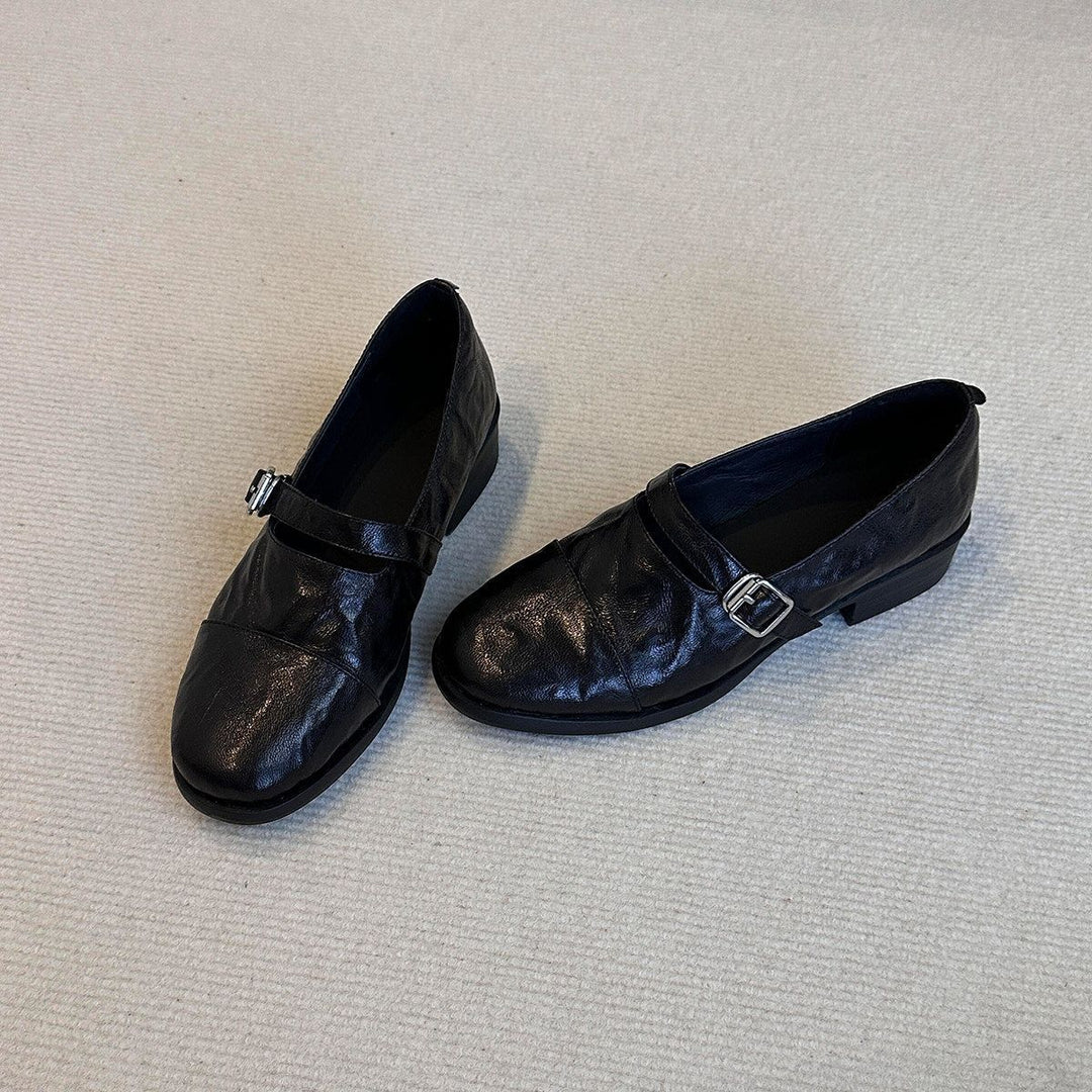 Damen Elegante Mokassins mit dekorativem Riemchen R&B