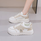 Damen Chunky Sneakers mit trendiger Profilsohle und atmungsaktivem Obermaterial R&B