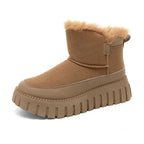 Damen Winterstiefel mit luxuriösem Kunstfell und rutschfester Sohle R&B