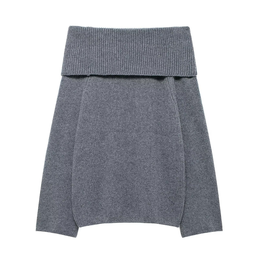 Damen Kuscheliges Strickoberteil R&B
