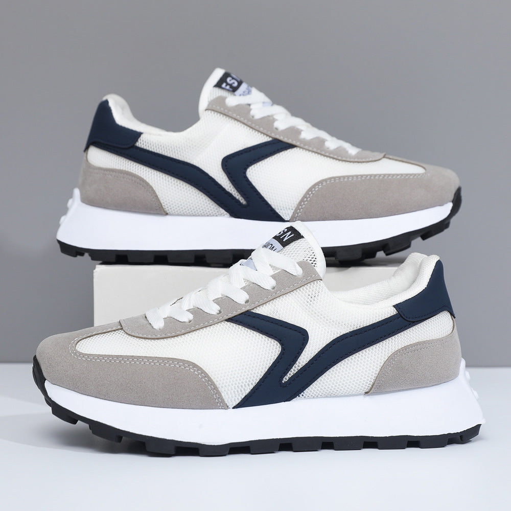 Damen Sportliche Sneaker mit atmungsaktivem Netzmaterial von R&B