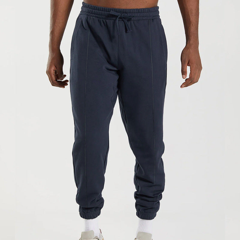 Herren sportliche Jogginghose mit elastischem Bund und seitlichen Taschen