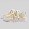 Damen Plattform Sneakers mit atmungsaktivem Obermaterial und modischem Design Heidi Mode