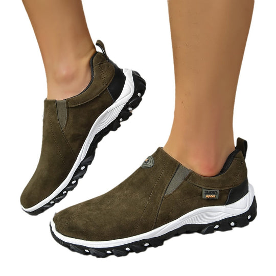 Damen Atmungsaktive Outdoor-Sneaker mit elastischem Einschlupf und rutschfester Sohle R&B