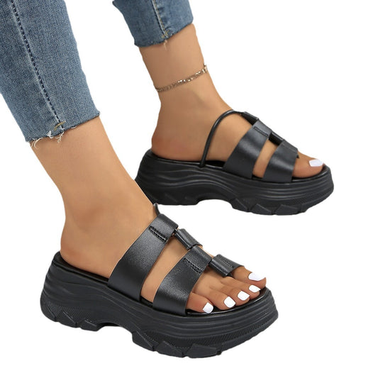 Damen Komfortable Plateau-Sandalen R&B
