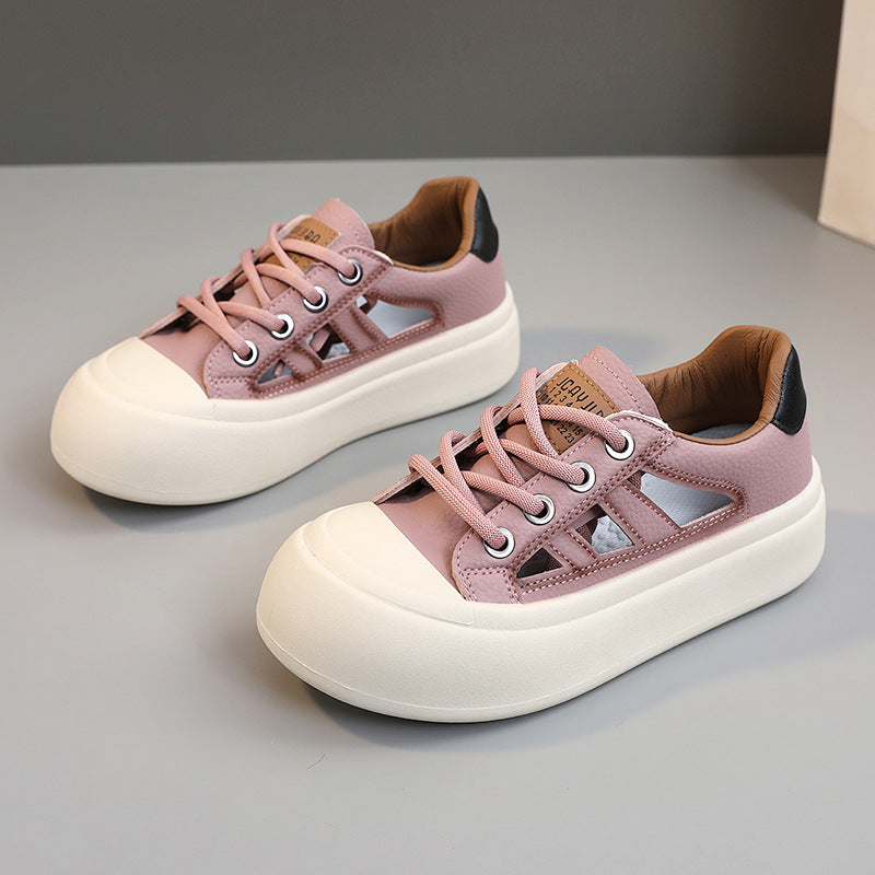 Damen modische Sneaker mit atmungsaktivem Obermaterial und weicher Dämpfung R&B