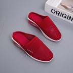 Damen Atmungsaktive Slip-On Schuhe mit elastischem Riemen