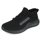 Damen Sportliche High-Top Sneaker mit elastischem Schaft