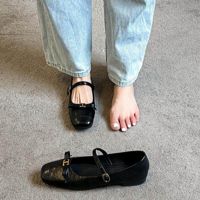 Damen Ballerinas mit elegantem Riemchen und modischem Schleifendetail R&B