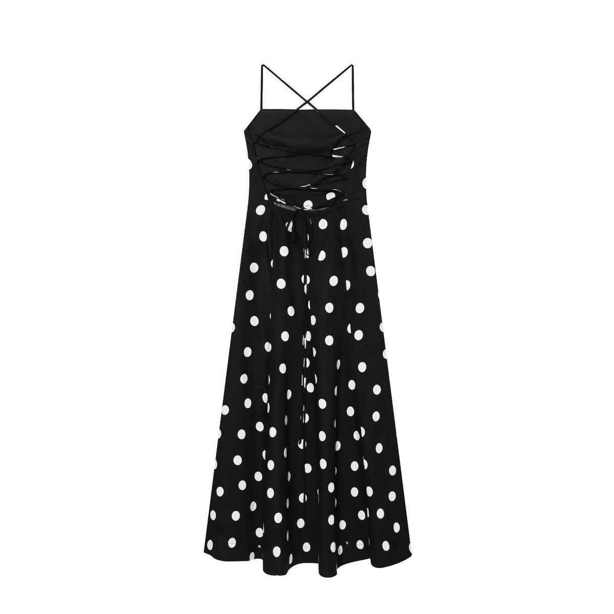 Damen Maxikleid mit eleganten Trägern R&B