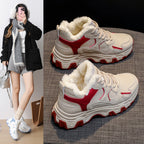 Damen Warmgefütterte High-Top Sneakers mit strapazierfähigem Obermaterial R&B