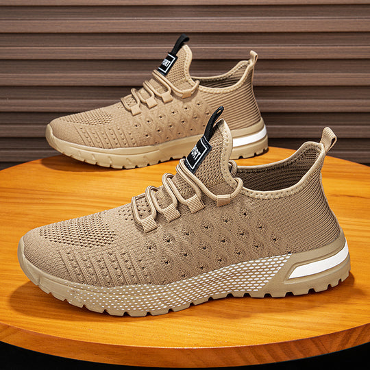 Damen Sportliche und atmungsaktive Sneakers mit elastischem Schnürsystem R&B