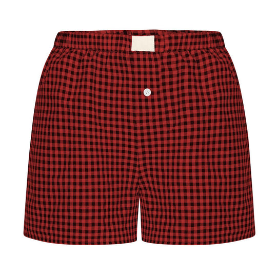 Damen lässige Karohose R&B